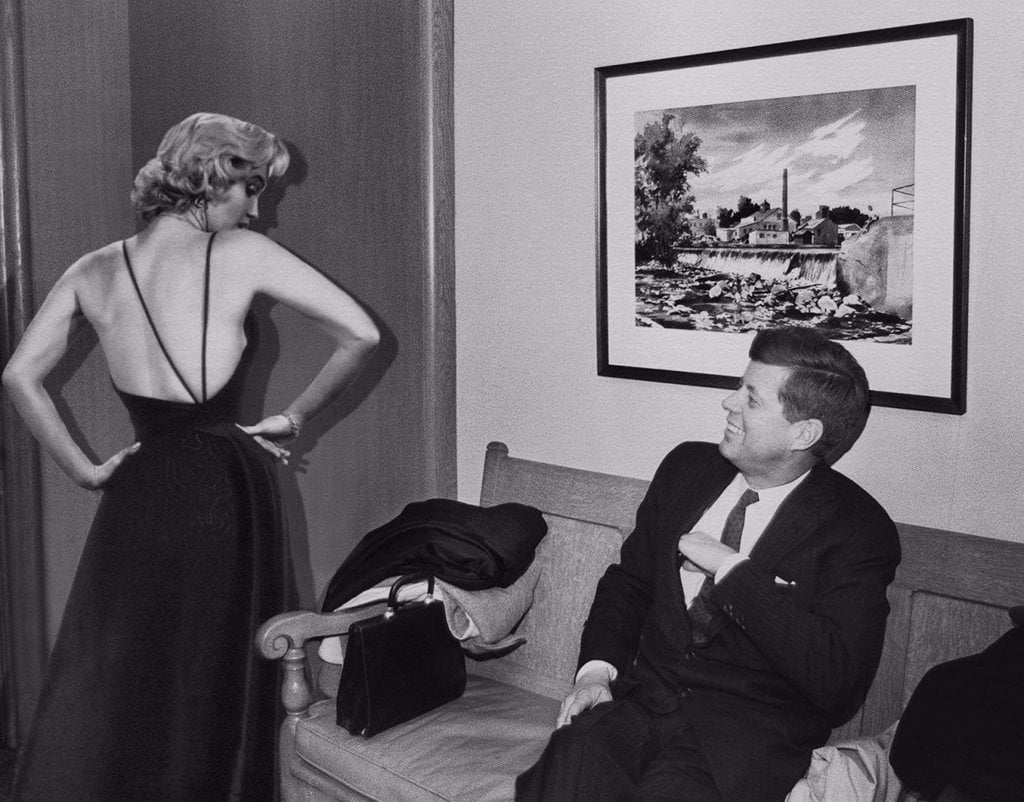 JOHN F. KENNEDY AND MARILYN MONROE